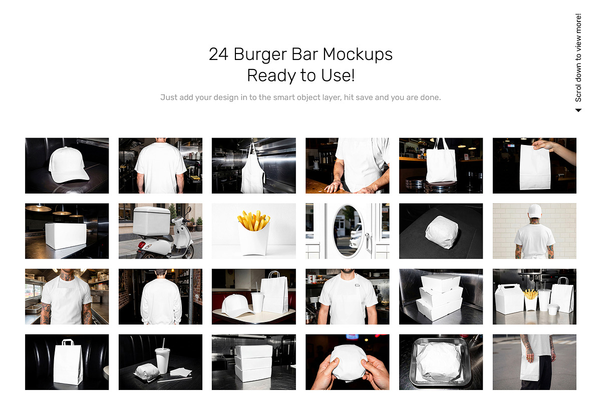 Burger Mockups - Bar Scenes, a Packaging Mockup by Mr.Mockup™ (Photo 3 of 13)