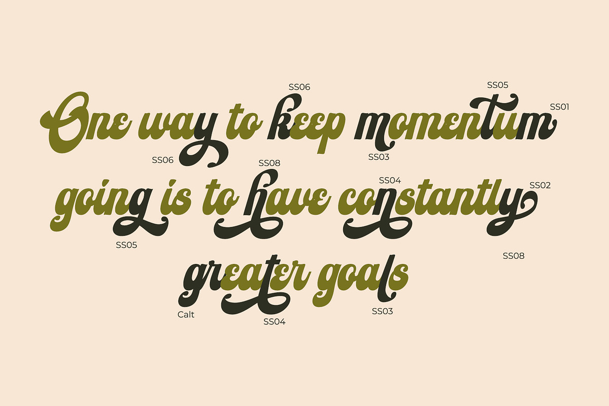 Gradable, a Script Font by Ditatype (Photo 8 of 11)