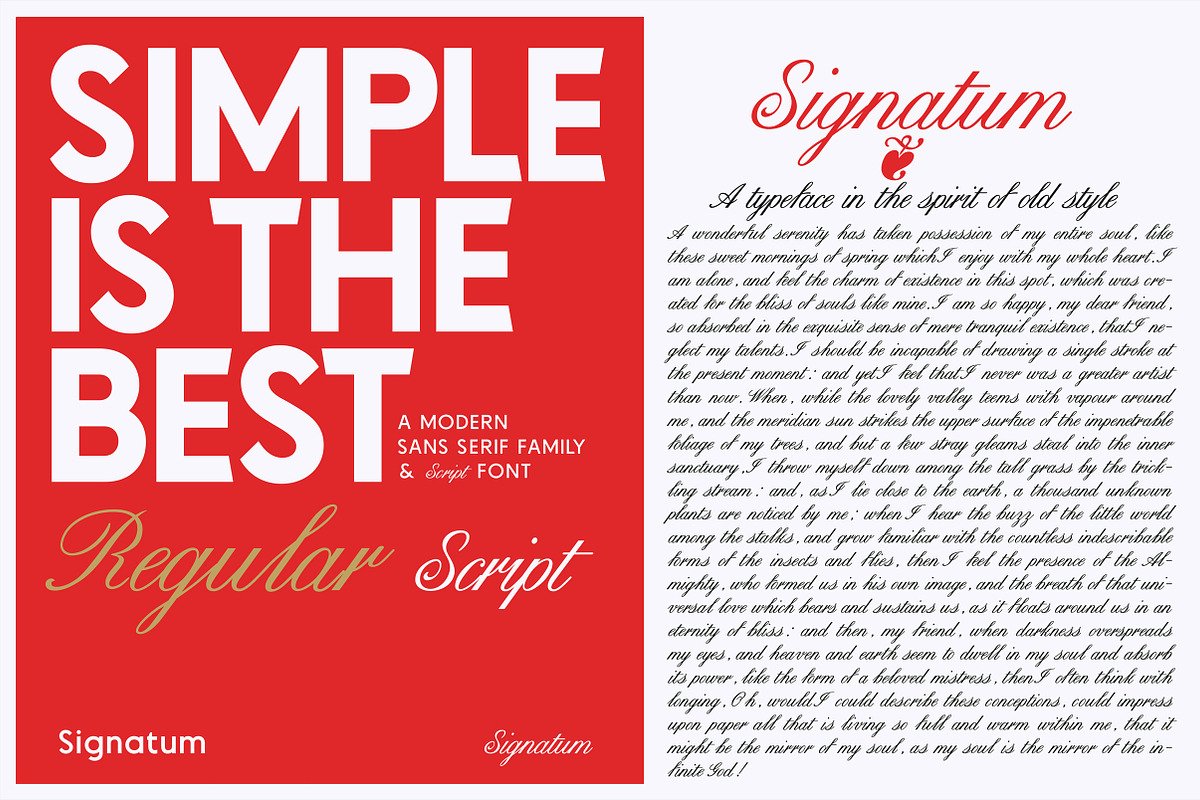 Signatum - Font family, a Handwritten Font by Artistic & Unique (Photo 6 of 15)