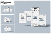 Social Post & Phone Screen Mockup, a Merchandise Mockup by Gatamotion (Thumbnail 1 of 5)