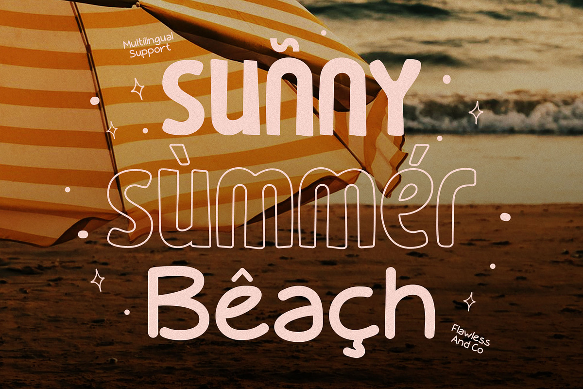 Ohgumi - Trio Playful Display Font, a Handwritten Font by Flawless And Co (Photo 10 of 10)