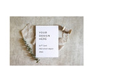 5x7 Neutral Card Mockup Pack, a Print Template by Citrus and Cinnamon (Thumbnail 2 of 4)