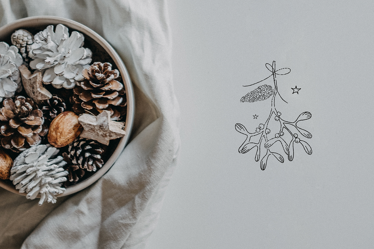XMAS SKETCH BUNDLE / VECTOR + PNG, an Illustration by KruthDesign (Photo 7 of 10)