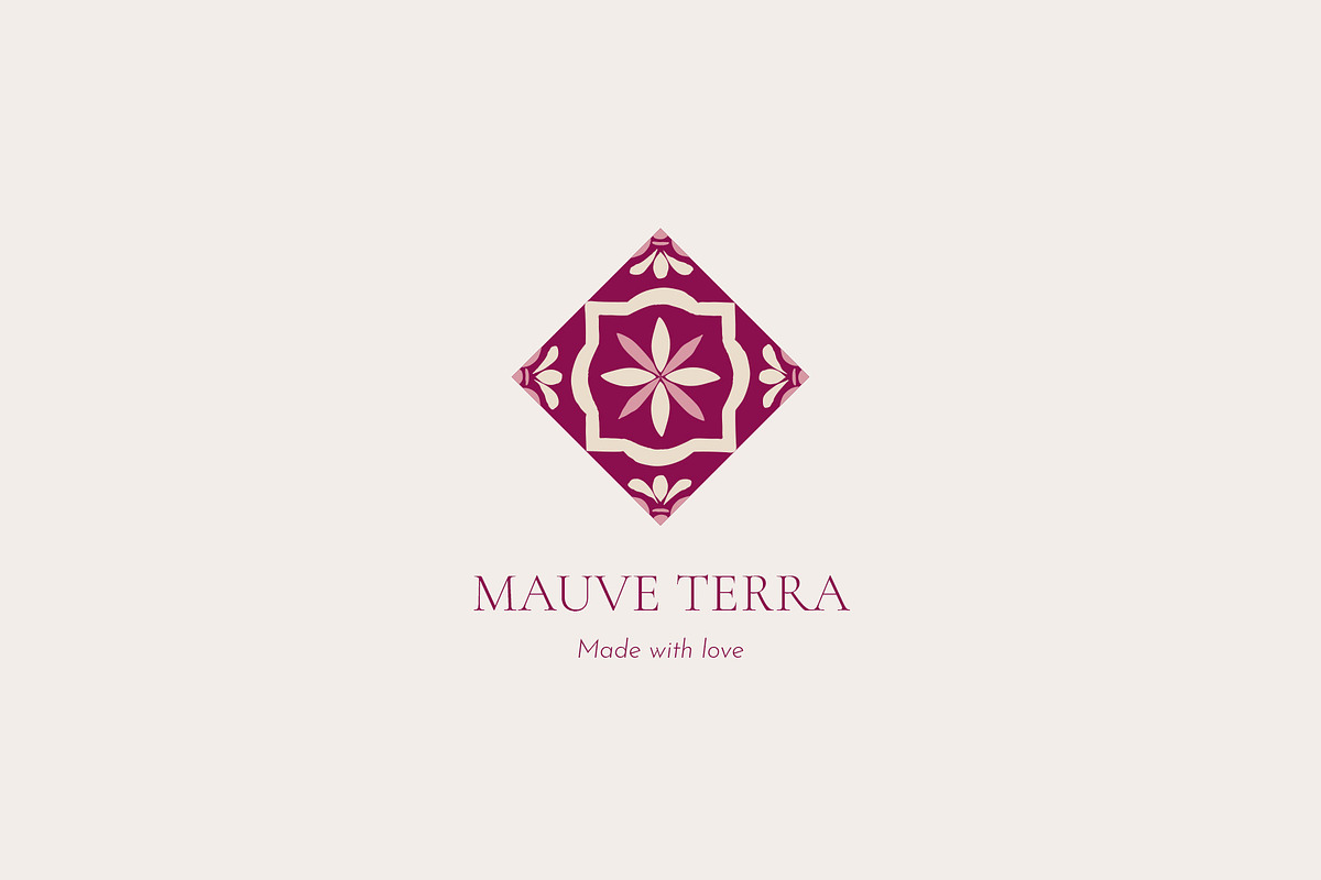 Mauve Tiles Vector Collection, a Decorative Illustration by Liliia Polos Illustration (Photo 8 of 8)