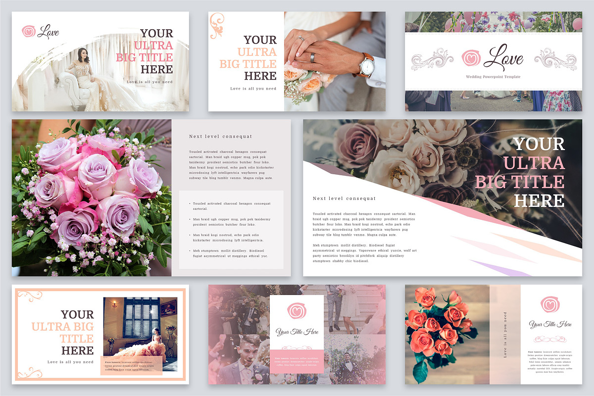 Love - Wedding Powerpoint Template, a Presentation Template by Reshapely (Photo 5 of 11)