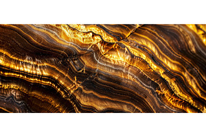 Golden Brown Striped Agate Stone, a Background Photo by piter.goskov