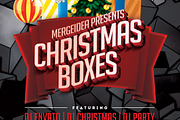 Christmas Boxes Party Flyer Template, a Flyer Template by MergeIdea (Thumbnail 3 of 3)