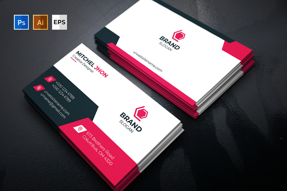 Business Card, a Business Card Template by GFXCity (Photo 1 of 4)