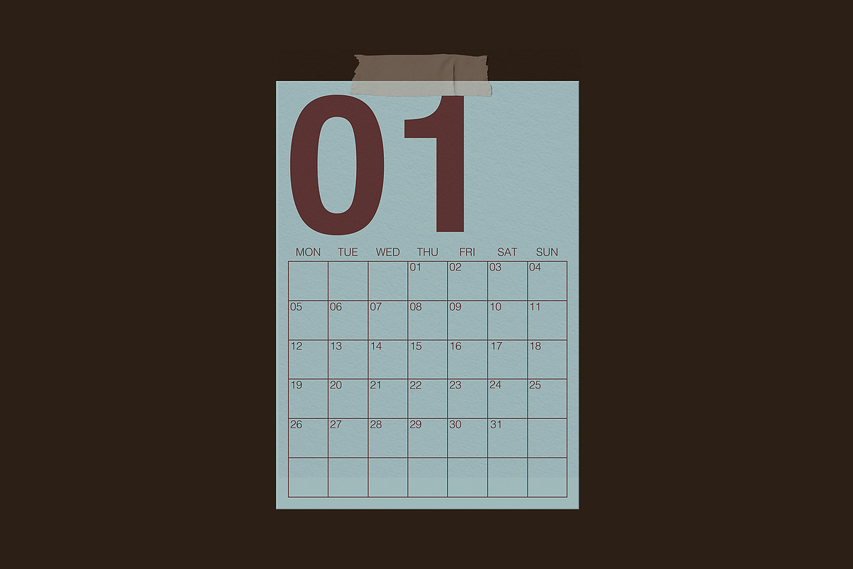 2026 Calendar, a Print Template by StudioClub (Photo 3 of 5)
