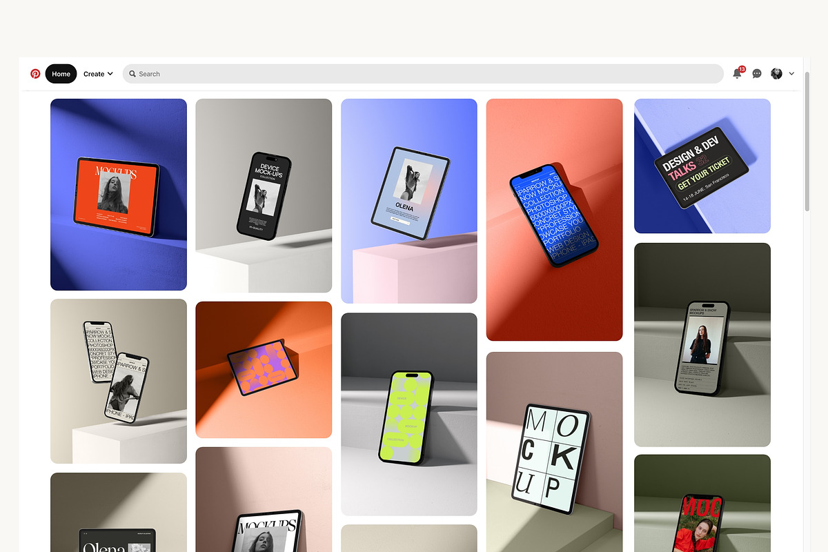 Olena - Device Mock-ups Bundle, a Device Mockup by Sparrow & Snow (Photo 12 of 12)
