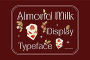 ALMOND MILK - Cute Display Font, a Sans Serif Font by Artflorara (Thumbnail 4 of 15)