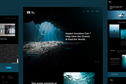 Dark Design Website PSD, Sketch, XD, a Landing Page Template by TIB Digital (Thumbnail 1 of 6)