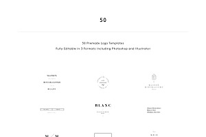 50 Minimal Fashion Brand Logos