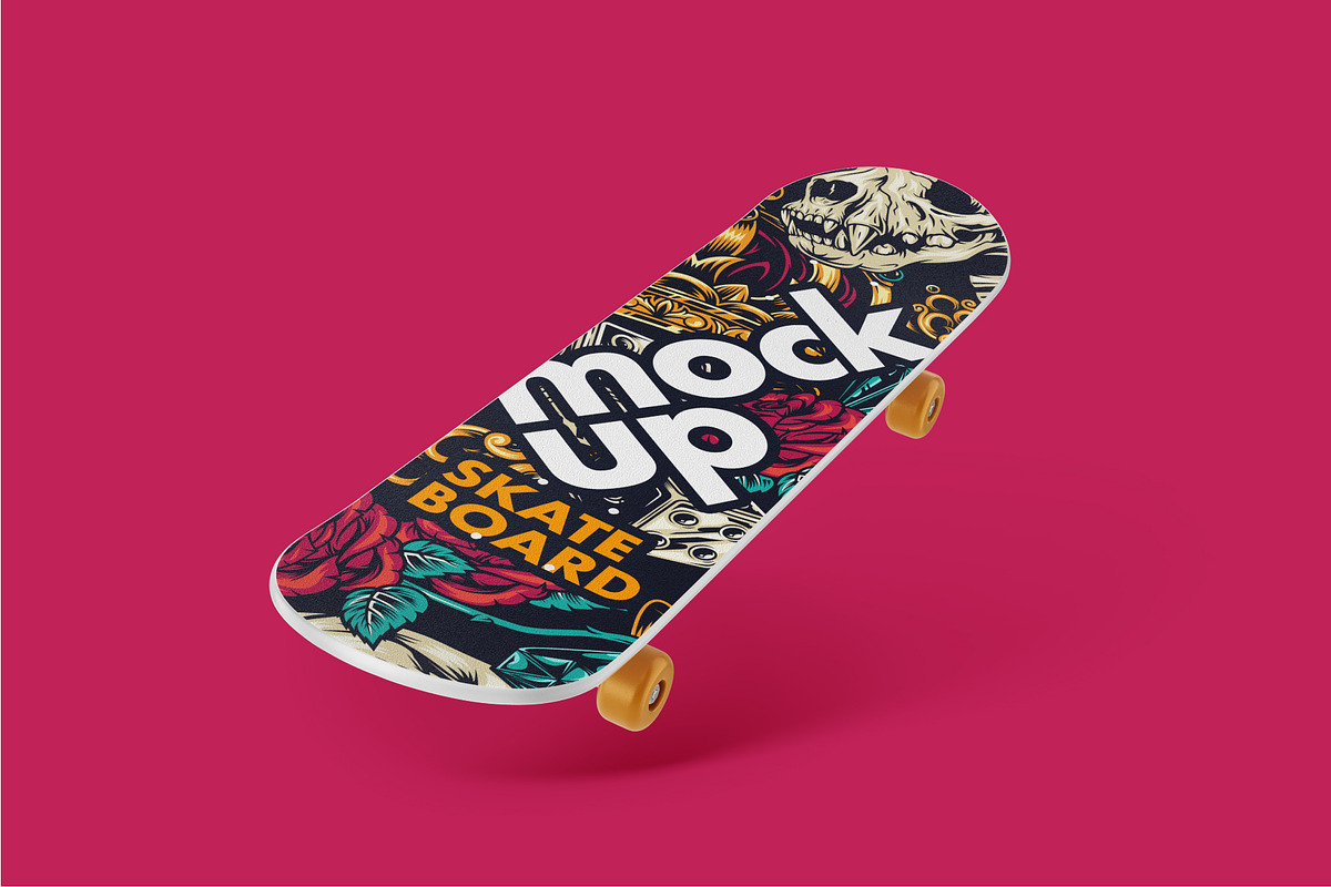 Skateboard Mockup Set, a Product Mockup by Deeplab (Photo 17 of 17)