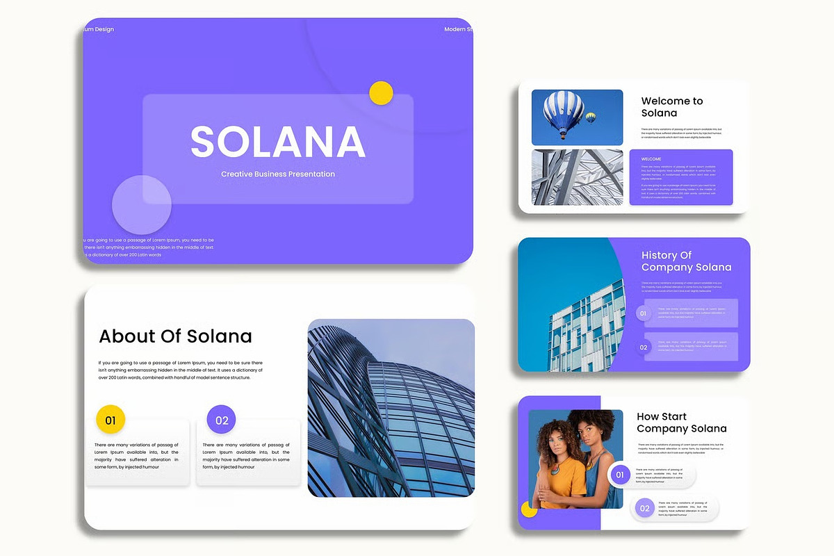 Solana – Business Google Slide, a Presentation Template by kreatifreya (Photo 2 of 5)