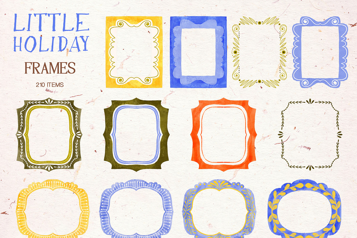 Little Holiday | Frames Clipart, an Object Graphic by GVGraphics (Photo 9 of 12)