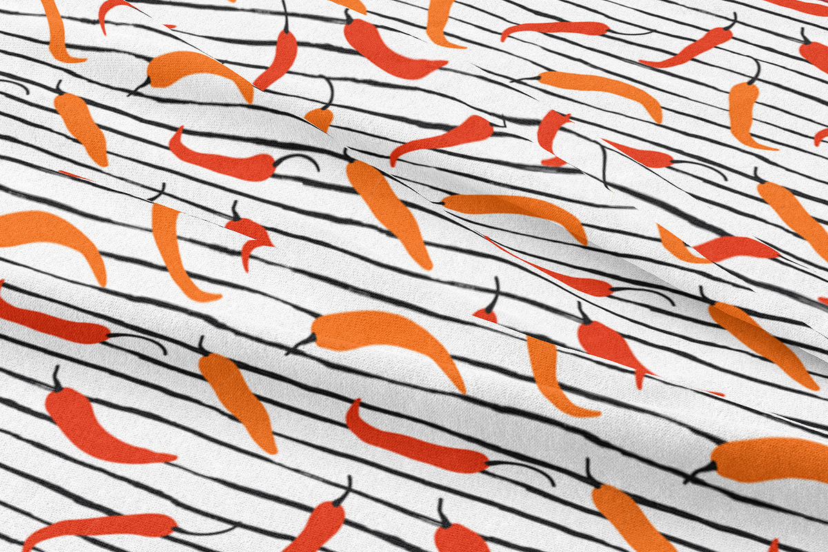 10 Hot Peppers seamless patterns, a Pattern Graphic by Midstream (Photo 4 of 4)