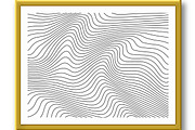 Abstract background with wavy lines, a Texture Graphic by RODINA (Thumbnail 2 of 3)