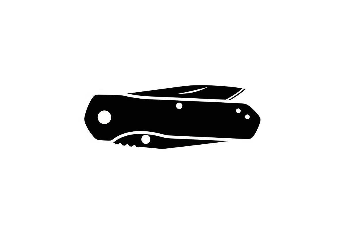Folding Pocket Knife Silhouette, a Graphic by hafijul (Photo 5 of 12)