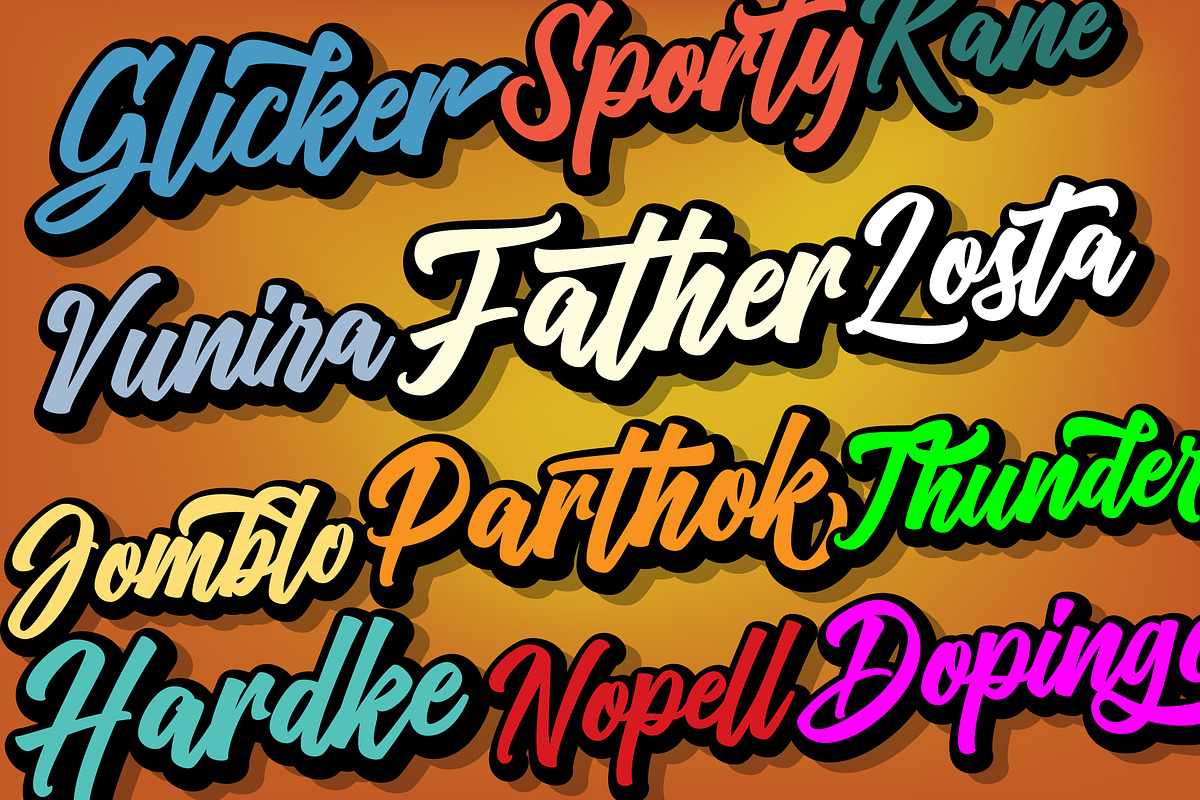 Vriegbe - Bold Script Logotype, a Script Font by tebaltipislab (Photo 4 of 13)