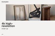 4x5 Two Frame Leaning Mockup, a Household Mockup by mockupize (Thumbnail 4 of 7)