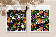 Flowers, cards + seamless patterns, a Decorative Illustration by Good Studio (Thumbnail 10 of 10)