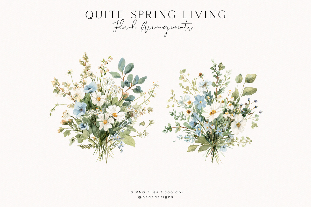Quite Spring Living Collection, a Seasonal Illustration by PeDe Designs (Photo 17 of 27)