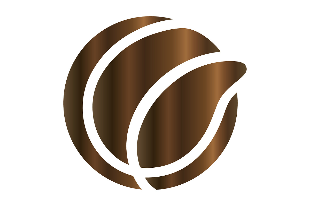 Coffee Bean Logo, a Branding & Logo Template by Rhealea_Design