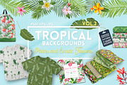 Tropical Design Backgrounds Bundle, an Illustration by Anna Studio (Thumbnail 1 of 10)