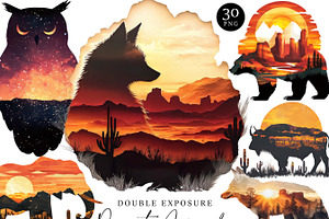 Desert Animals Landscape Clipart, an Animal Illustration by Design Scotch