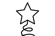 45 Christmas Tree Decorating Icons, an Outline Icon by adenpinkstore (Thumbnail 7 of 22)