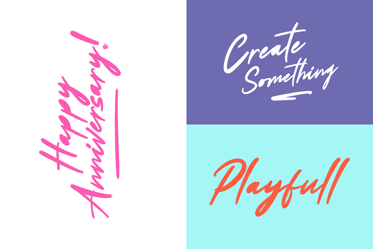 Scoutdale | Handwritten Brush Font preview 3