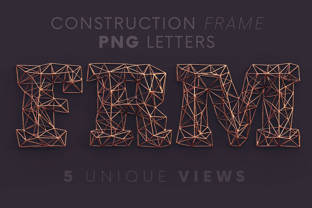Construction Frame - 3D Lettering, a Graphic by MIIM (Photo 1 of 8)