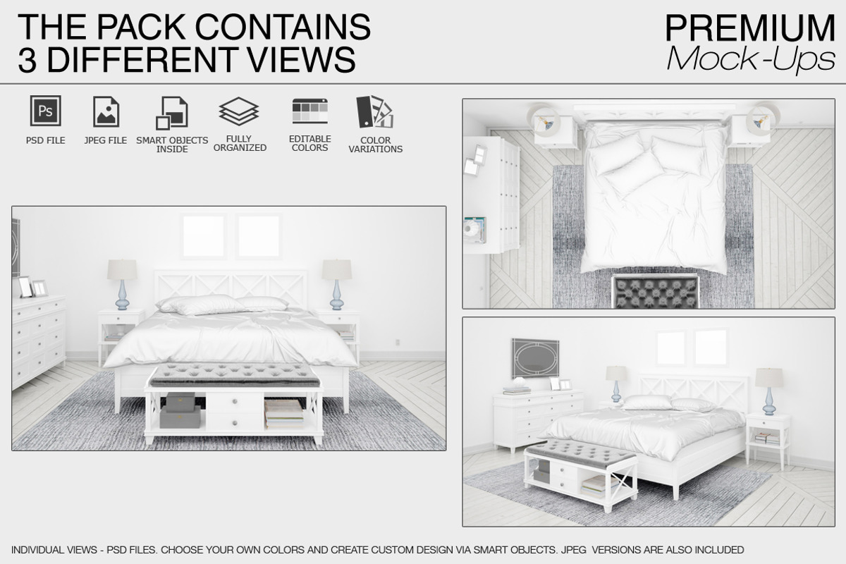 Bedding Mockups, a Product Mockup by mock-ups (Photo 2 of 12)
