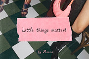 Sixteen Things: Handwritten Font, a Script Font by Mneme (Thumbnail 2 of 8)