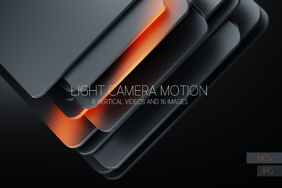 Light. Camera. Motion. 3D Video, a Background Graphic by Mio Buono (Photo 1 of 8)