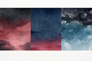 Night Sky Watercolor Background, a Texture Illustration by ArtbyHien (Thumbnail 6 of 10)