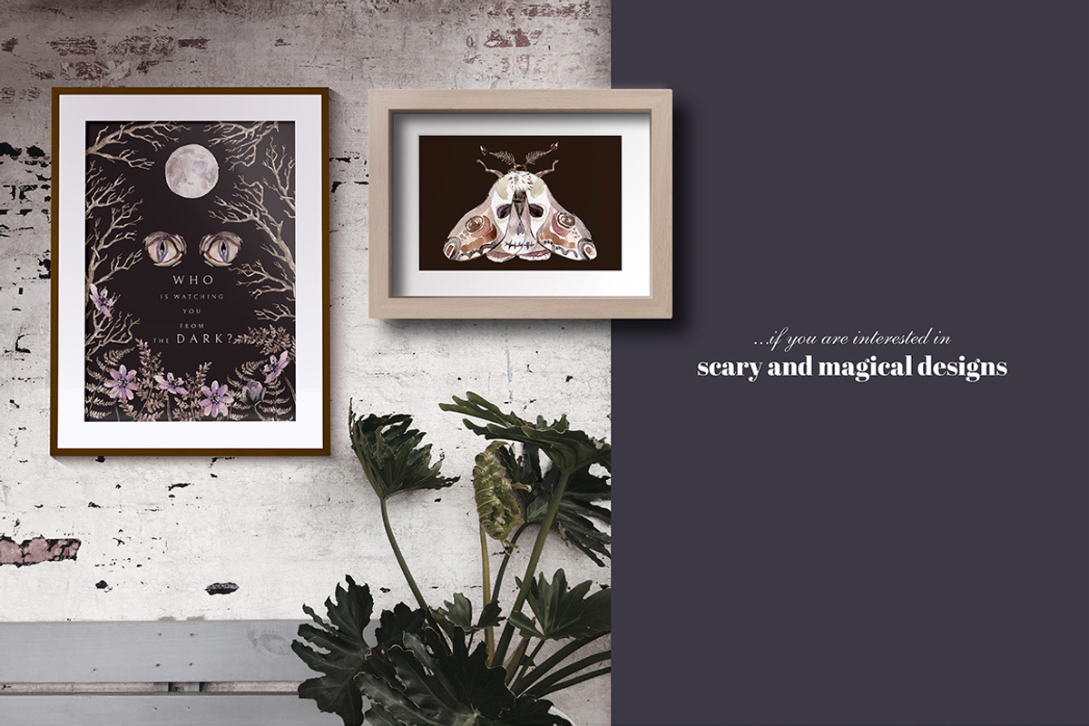 Mystical Wilds. Watercolor set., an Object Graphic by Dinkoobraz (Photo 3 of 10)