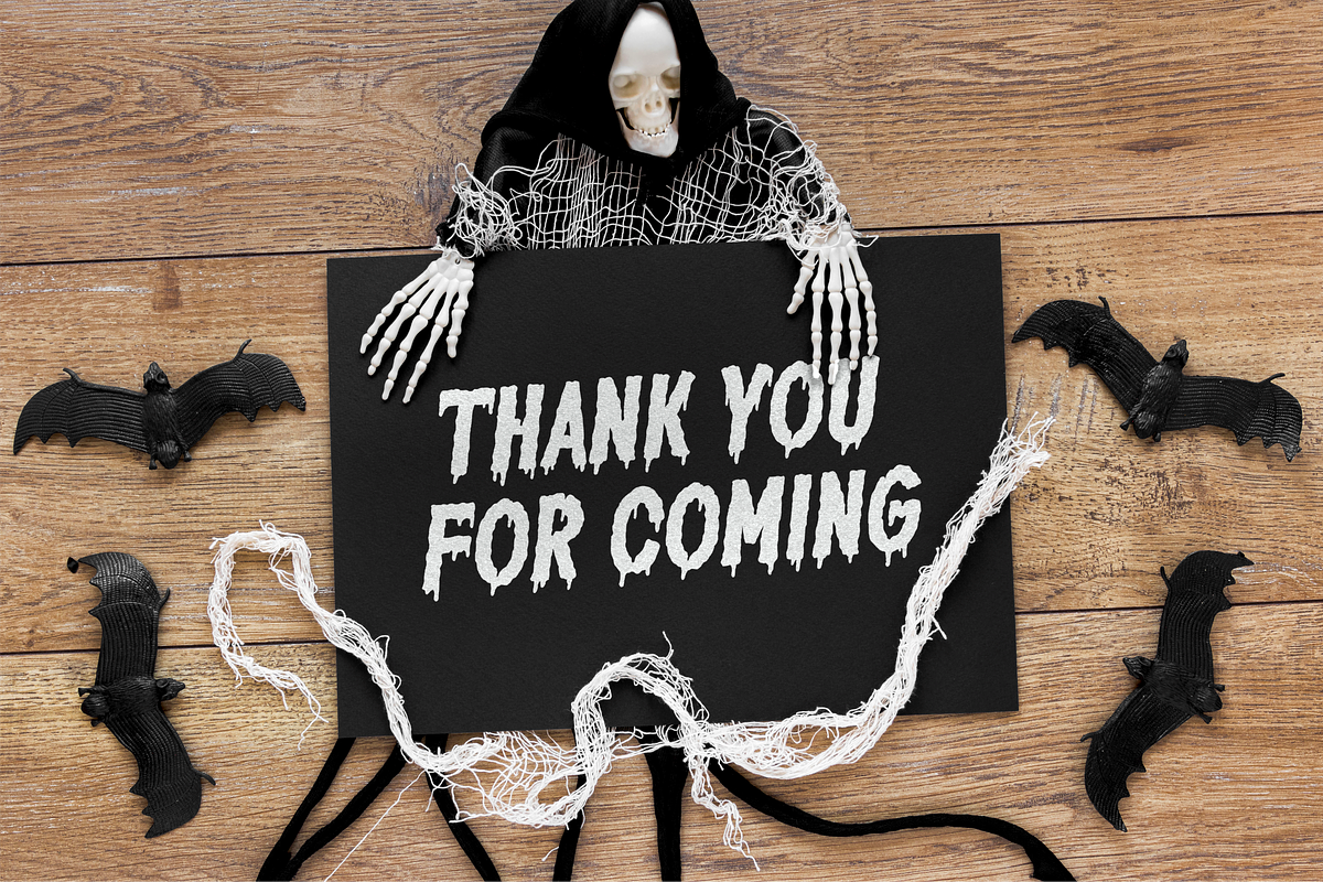 Horror Corps Font, a Font by Allouse Studio (Photo 9 of 10)