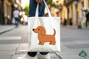 Dachshund Embroidery Design, a Solid Icon by Craft Nest (Thumbnail 6 of 6)
