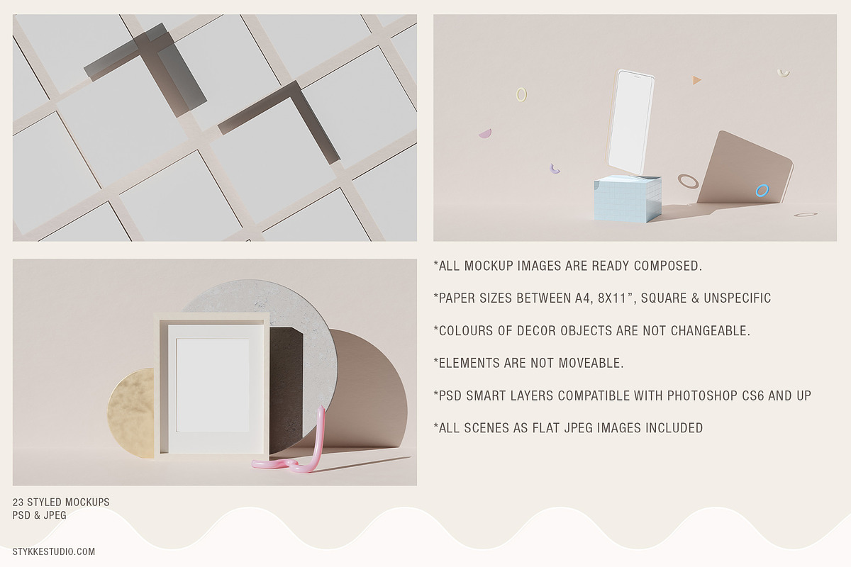 CLOUDY - Contemporary Modern Mockup, a Product Mockup by Stykke Studio (Photo 10 of 17)