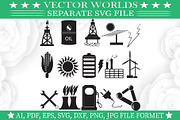 Industry Icon Svg,Industry, Icon Svg, an Object Graphic by VectorWorlds (Thumbnail 2 of 3)