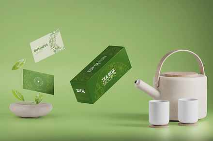 Stationery Tea Mockup