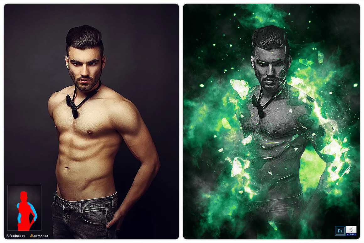 Destroyer - Fantasy Photoshop Action, an Action Add-On by A R T M A R T (Photo 4 of 7)