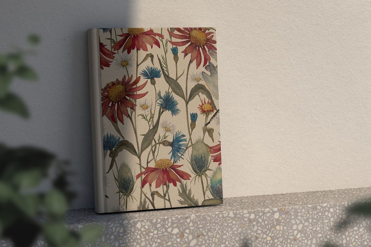 Summer Meadow Whispers Pattern, a Pattern Graphic by MouseGrey (Photo 8 of 10)
