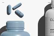 Pills and Bottle Mockup Set, a Packaging Mockup by Renderteam (Thumbnail 14 of 14)