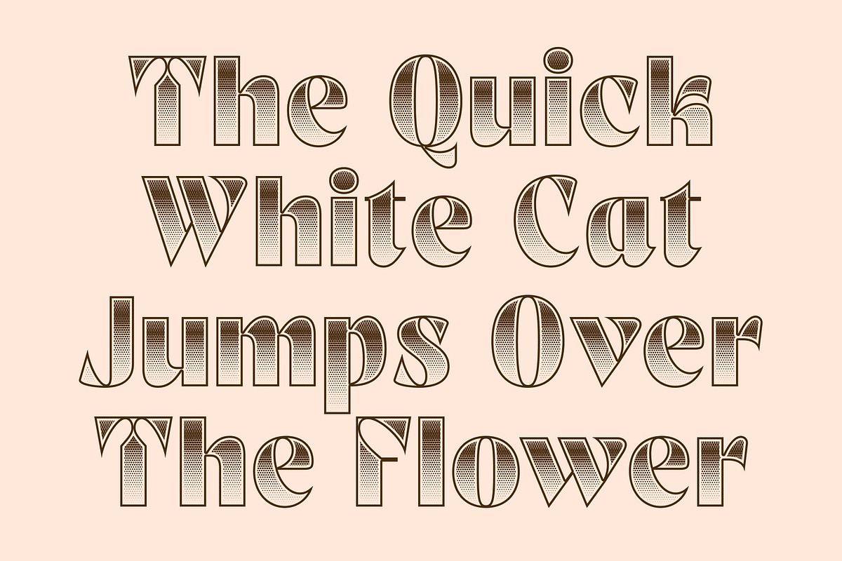 CS Aslan Stippled, a Sans Serif Font by Craft Supply Co. (Photo 2 of 8)