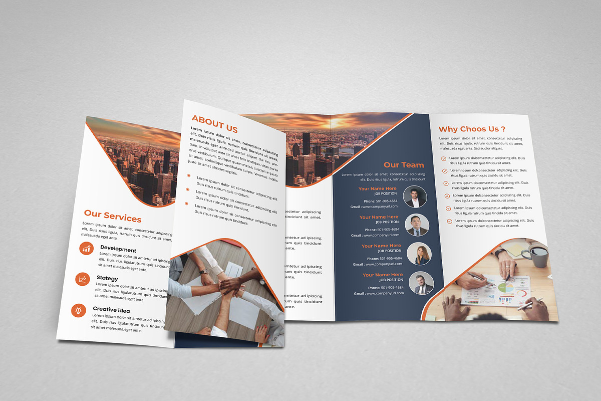 Business Trifold Brochure V3, a Brochure Template by SamiSimply7 (Photo 4 of 5)