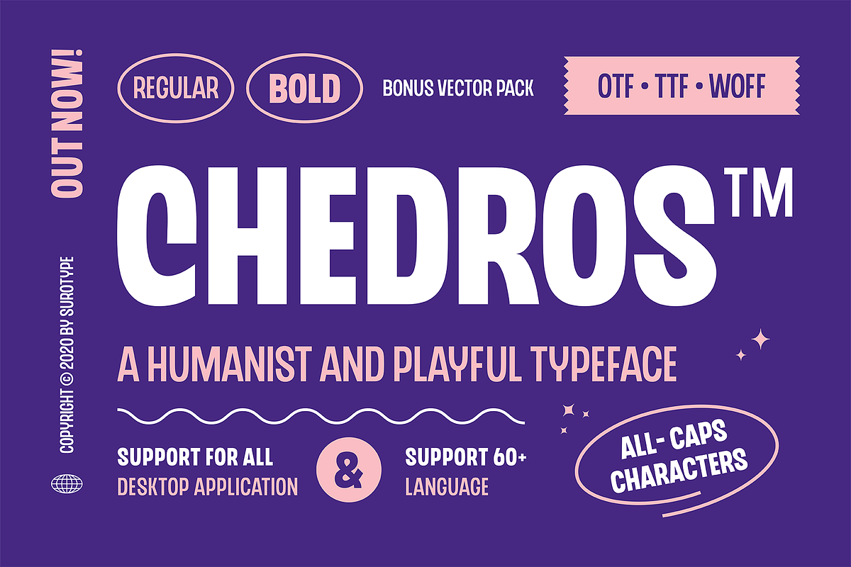 CHEDROS, a Sans Serif Font by A.Budianto (Photo 2 of 9)