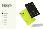 Floating Rounded Business Card Mock, a Product Mockup by graphypix (Thumbnail 2 of 4)